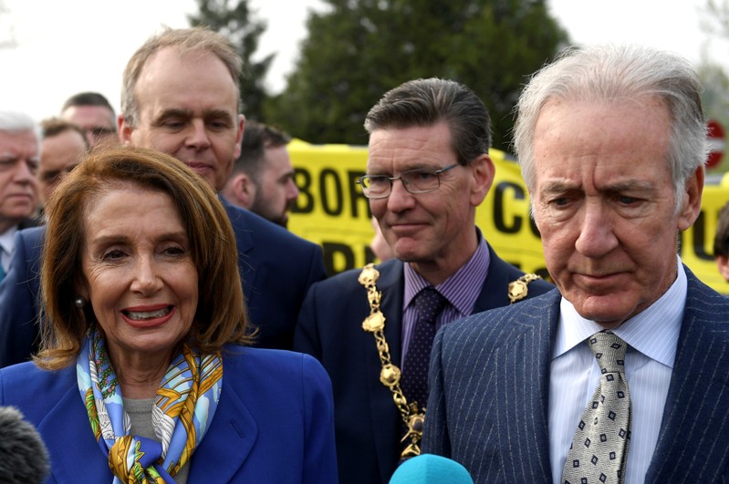 FILE PHOTO: U.S. House Speaker Pelosi visits Ireland