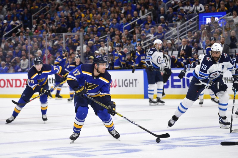 NHL: Stanley Cup Playoffs-Winnipeg Jets at St. Louis Blues
