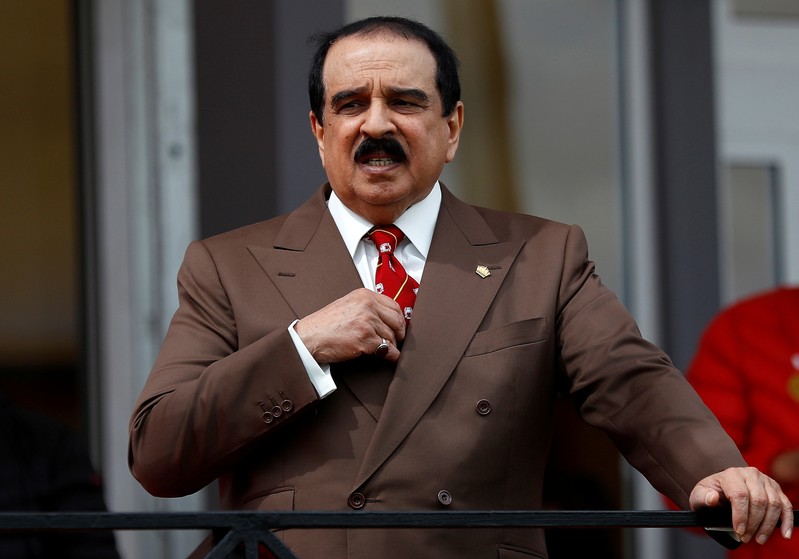 FILE PHOTO: The King of Bahrain Hamad bin Isa Al Khalifa attends the Royal Windsor Horse Show, in Windsor