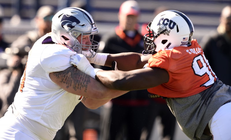 NCAA Football: Senior Bowl Practice-North