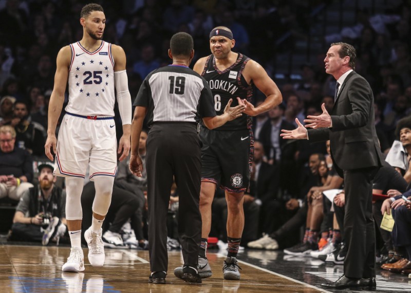 NBA: Playoffs-Philadelphia 76ers at Brooklyn Nets