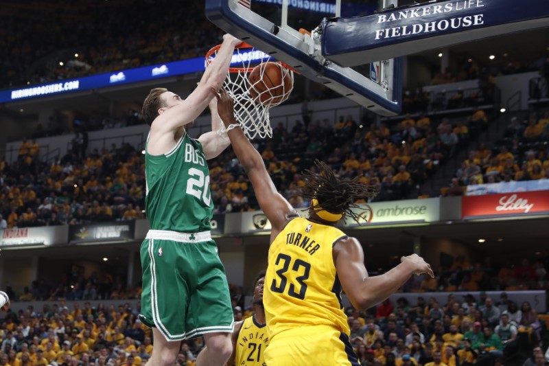 NBA: Playoffs-Boston Celtics at Indiana Pacers