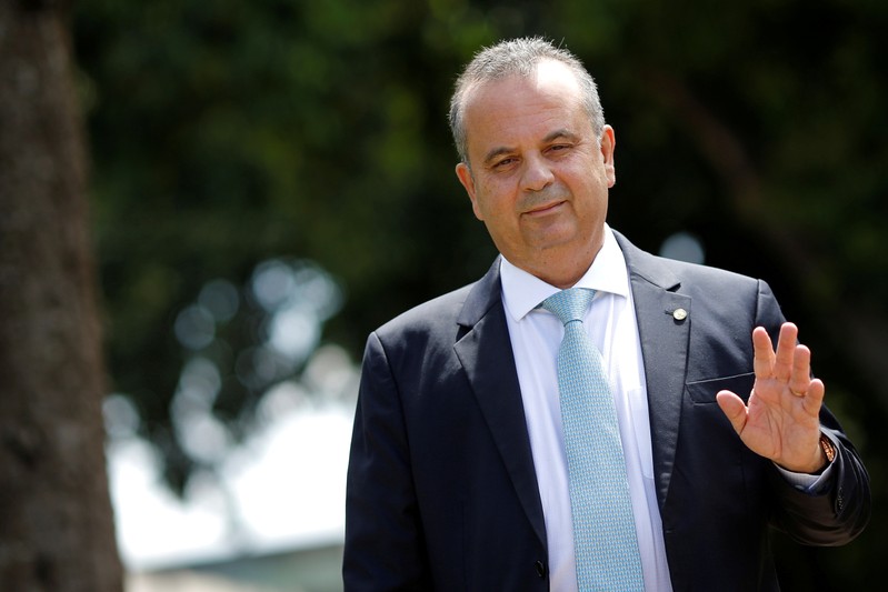 FILE PHOTO: Brazil's Secretary of Social Security Rogerio Marinho is seen as he leaves the Ministry of Economy building in Brasilia