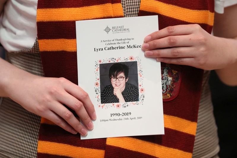Funeral of journalist Lyra McKee in Belfast