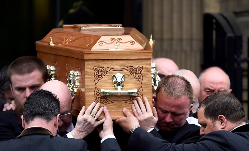 FILE PHOTO: Funeral of journalist Lyra McKee in Belfast