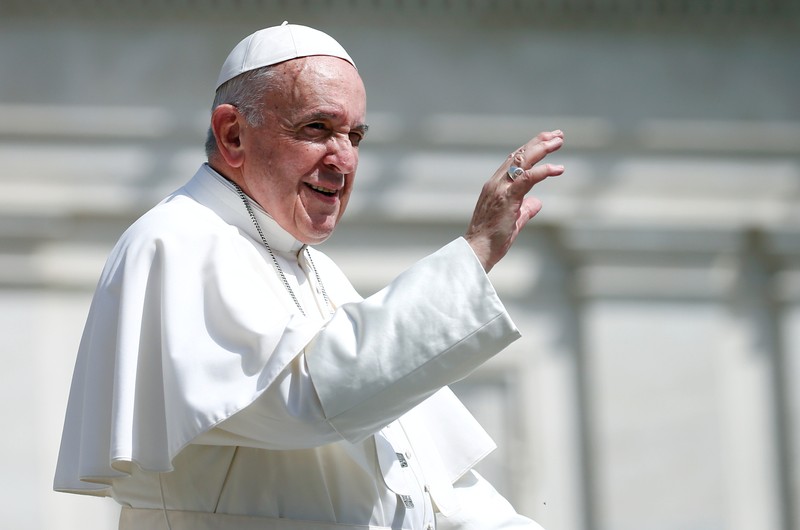 FILE PHOTO: Pope Francis holds weekly audience at Vatican
