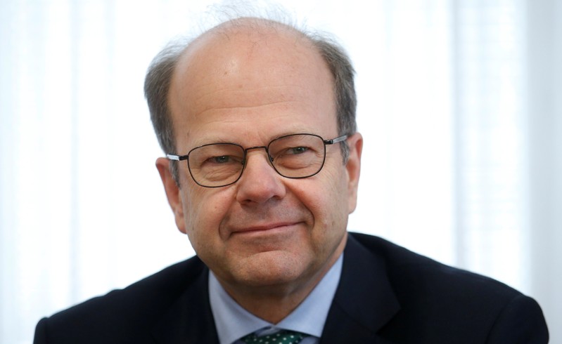 Austrian National Bank Vice Governor Ittner addresses a news conference in Vienna