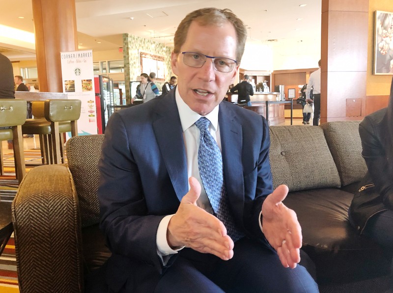 Jim Weber, chief executive of Brooks Running, a unit of Warren Buffett’s Berkshire Hathaway, speaks about his company in Omaha