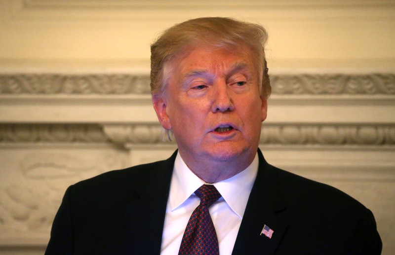 FILE PHOTO: U.S. President Trump participates in the White House Iftar dinner at the White House