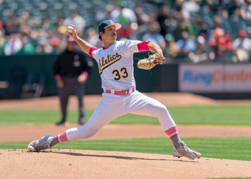MLB: Cleveland Indians at Oakland Athletics