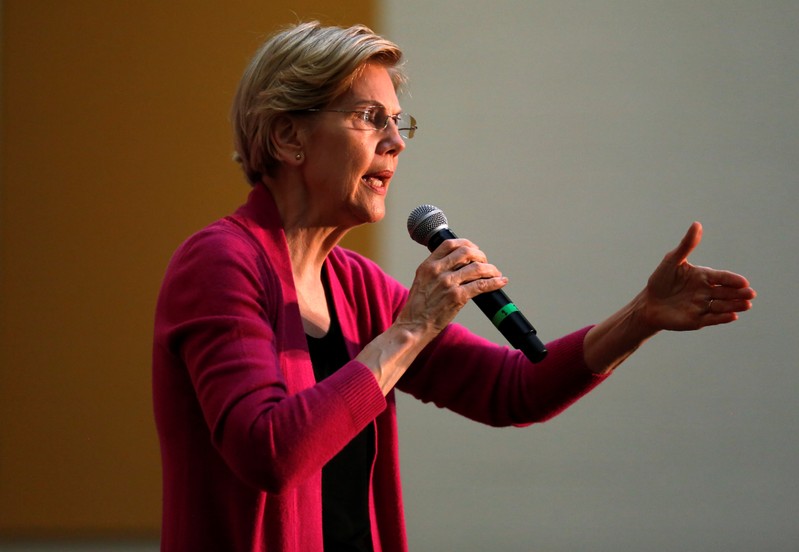 Democratic 2020 U.S. presidential candidate and U.S. Senator Elizabeth Warren (D-MA) speaks during a townhall event in Columbus, Ohio