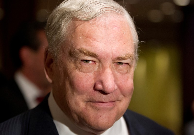 FILE PHOTO: Former media mogul Conrad Black arrives at a business luncheon where he will be making a speech in Toronto