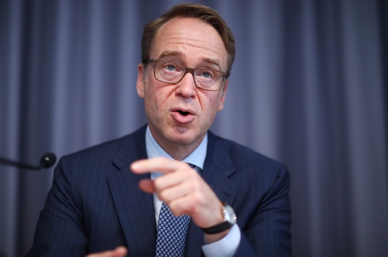 Germany's Bundesbank President Weidmann delivers a speech in Berlin