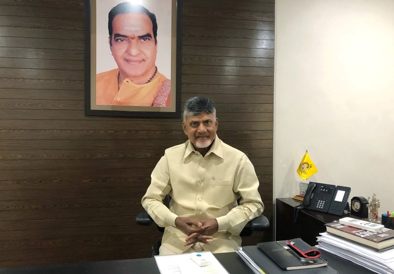 N Chandrababu Naidu, chief minister of the southern state of Andhra Pradesh