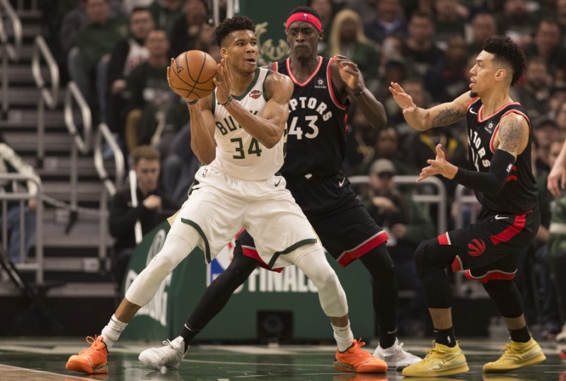 NBA: Playoffs-Toronto Raptors at Milwaukee Bucks