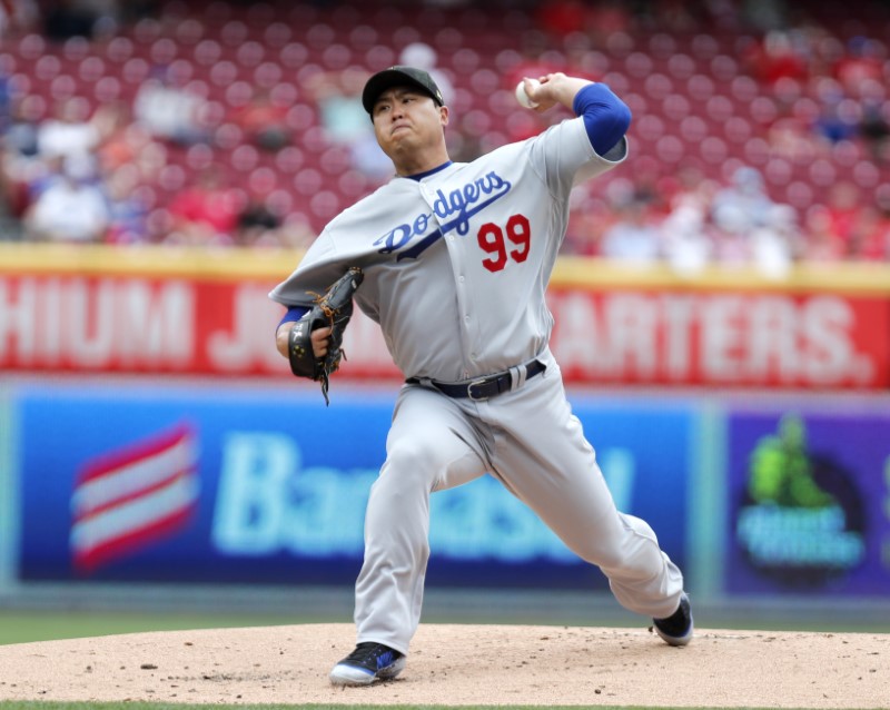 MLB: Los Angeles Dodgers at Cincinnati Reds