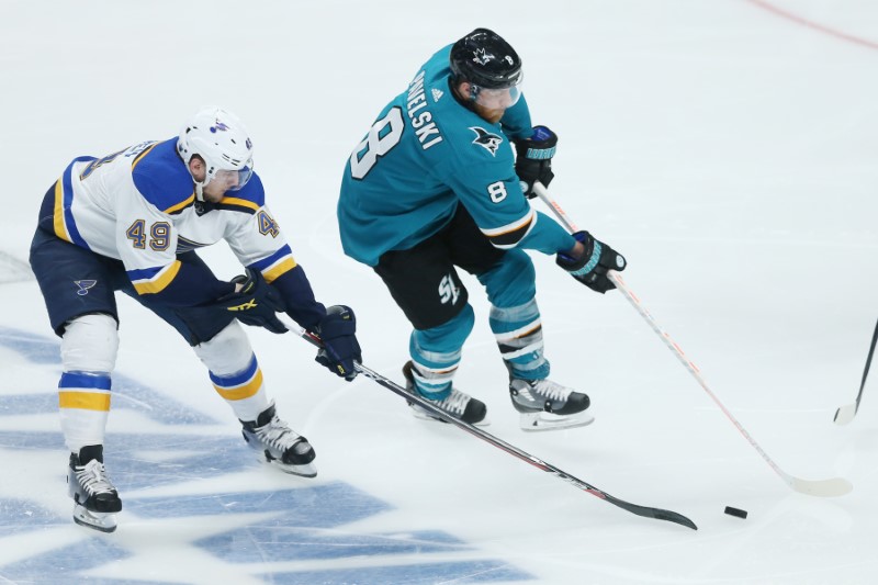 NHL: Stanley Cup Playoffs-St. Louis Blues at San Jose Sharks