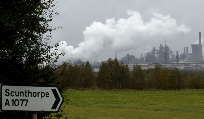 File photo of the Tata Steel plant in Scunthorpe