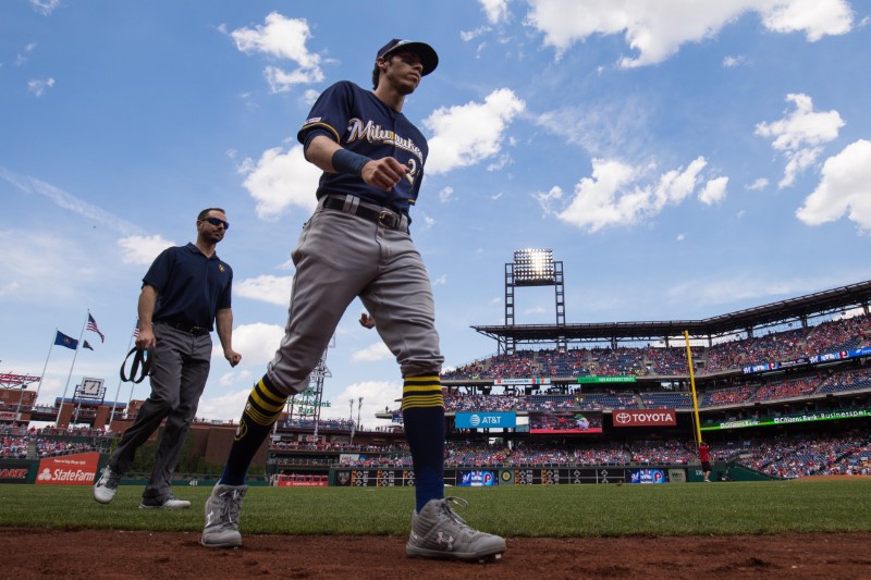 FILE PHOTO: MLB: Milwaukee Brewers at Philadelphia Phillies