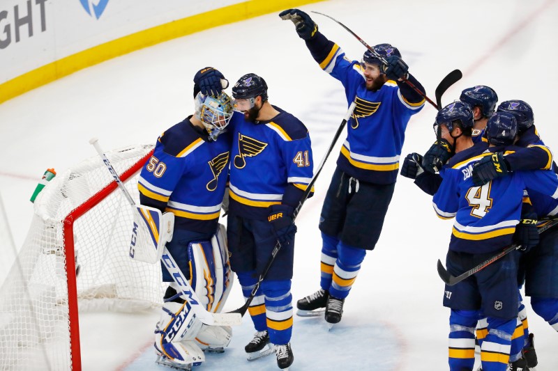NHL: Stanley Cup Playoffs-San Jose Sharks at St. Louis Blues