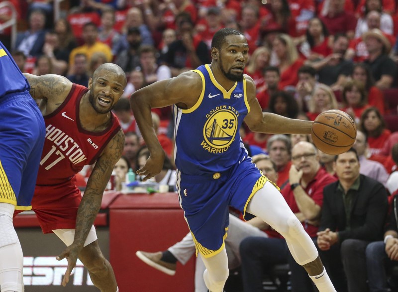NBA: Playoffs-Golden State Warriors at Houston Rockets