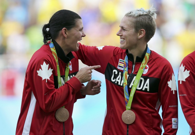 Football - Women's Tournament Victory Ceremony