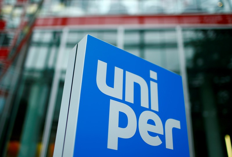 FILE PHOTO: A logo of German energy utility company Uniper SE