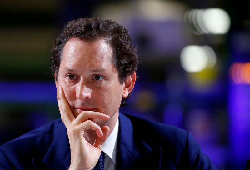 FILE PHOTO: John Elkann, chairman of Fiat Chrysler Automobiles