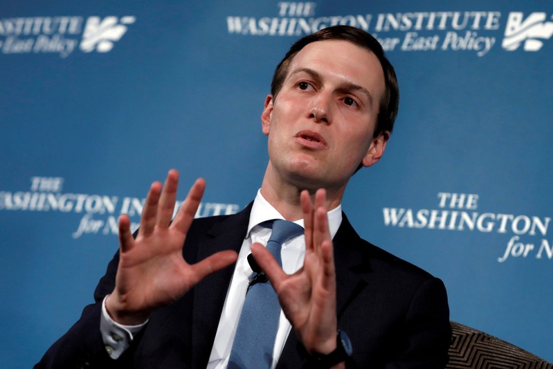 FILE PHOTO: White House senior adviser Jared Kushner attends a discussion at WINEP dinner in Washington
