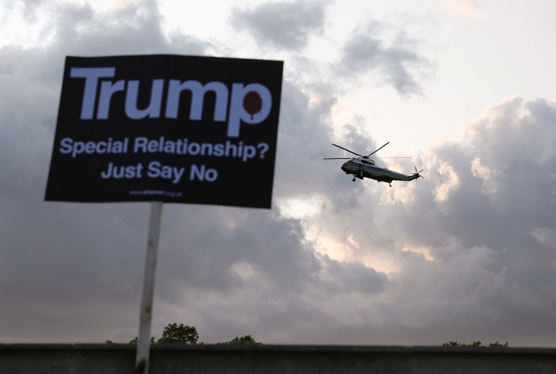 U.S. President Donald Trump visits Britain