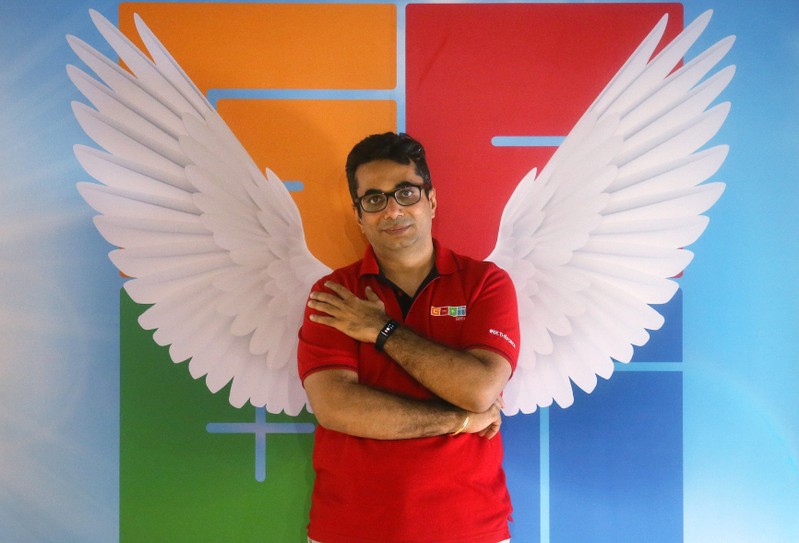 Vishal Gondal, CEO and founder of GOQii poses for a picture inside his office premises in Mumbai