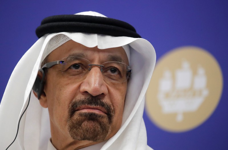 Saudi Energy Minister Khalid al-Falih attends the St. Petersburg International Economic Forum
