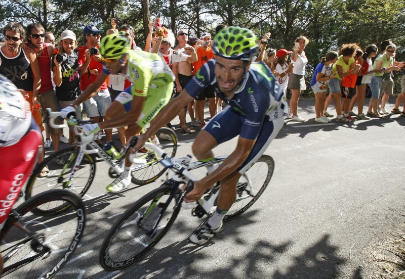Movistar Team rider Juan Jose Cobo of Spain cycles during the sixth stage of the Tour of Spain