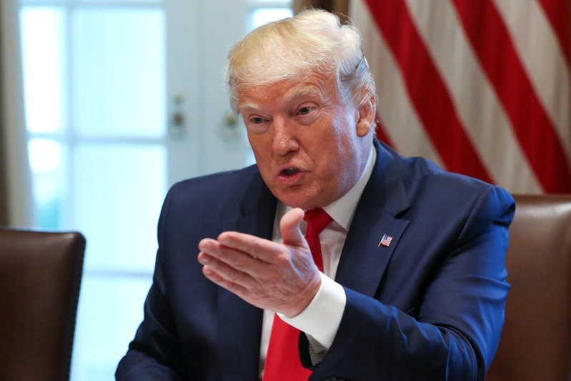U.S. President Donald Trump hosts working lunch with governors at the White House in Washington