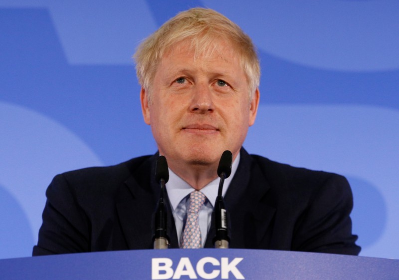 FILE PHOTO: Conservative Party leadership candidate Boris Johnson at the launch of his campaign in London