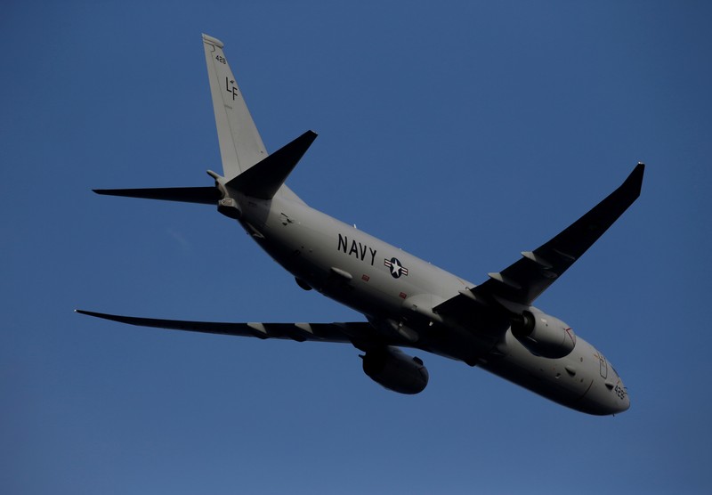 FILE PHOTO: A U.S. Navy Boeing P-8A Poseidon maritime patrol aircraft takes part in the Malta International Airshow at SmartCity Malta outside Kalkara