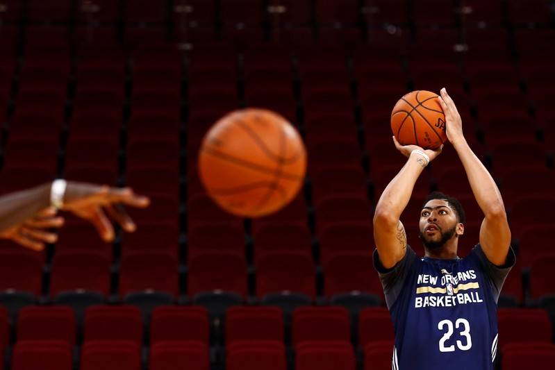 FILE PHOTO: Basketball - NBA New Orleans Pelicans training