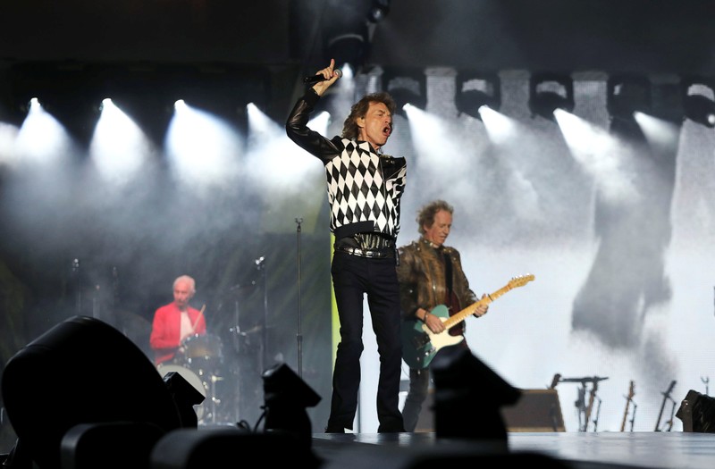 Kick-off show of the Rolling Stones'