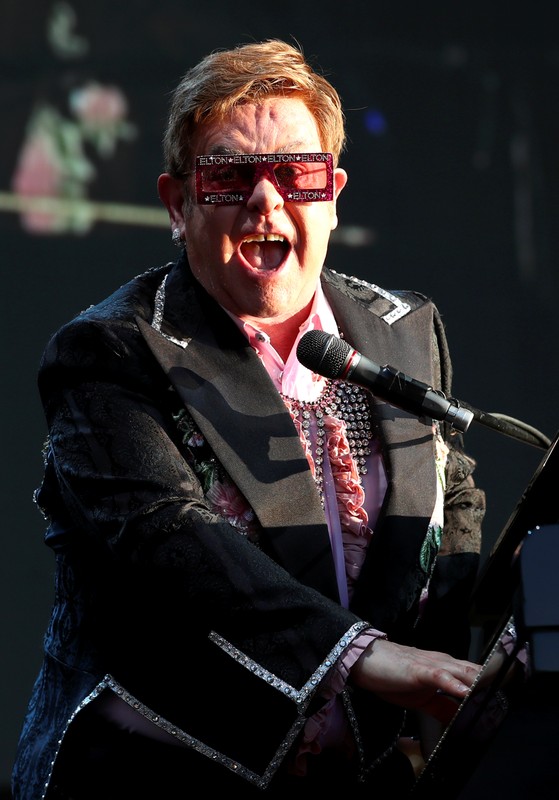 Elton John performs at Montreux Jazz Festival