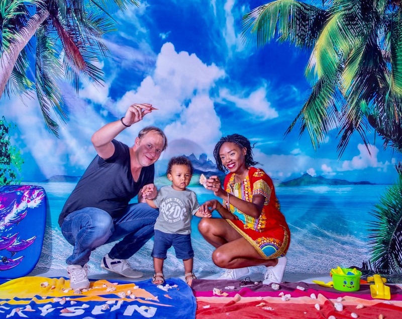 Undated photograph shows Pawel Konarski, his wife Stella and son Adam who died in the Ethiopian Airlines flight ET 302 plane crash, at an undisclosed location