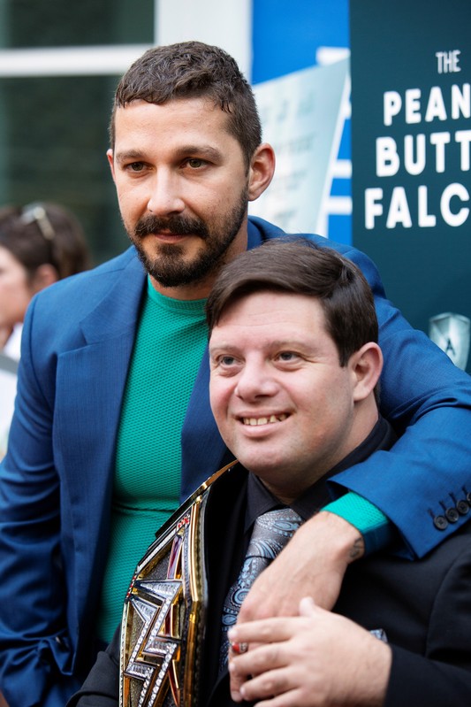 Red carpet arrivals for the screening of the film The Peanut Butter Falcon in Los Angeles