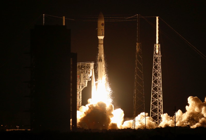 A United Launch Alliance Atlas 5 rocket lifts off from the Cape Canaveral Air Force Station in Cape Canaveral