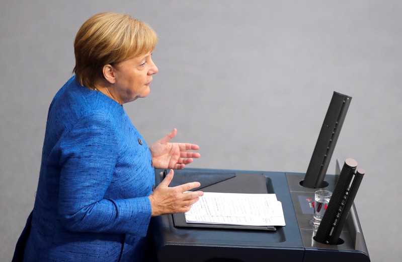 Budget debate in the Bundestag in Berlin