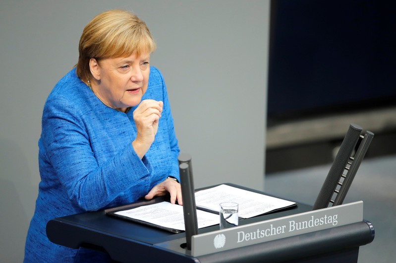 Budget debate in the Bundestag in Berlin