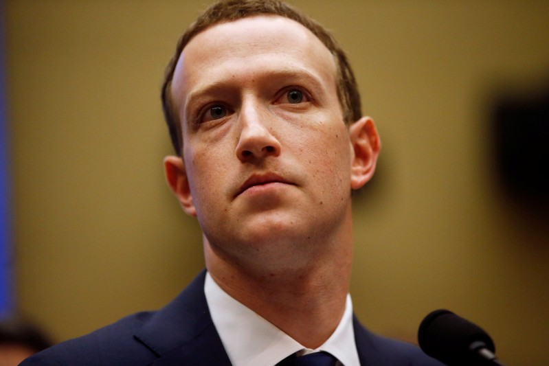 FILE PHOTO: Facebook CEO Zuckerberg testifies before House Energy and Commerce Committee hearing on Capitol Hill in Washington
