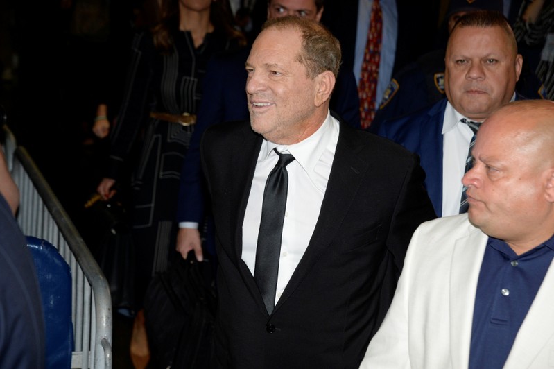 Film producer Harvey Weinstein arrives for a hearing in New York State Supreme Court in the Manhattan borough of New York