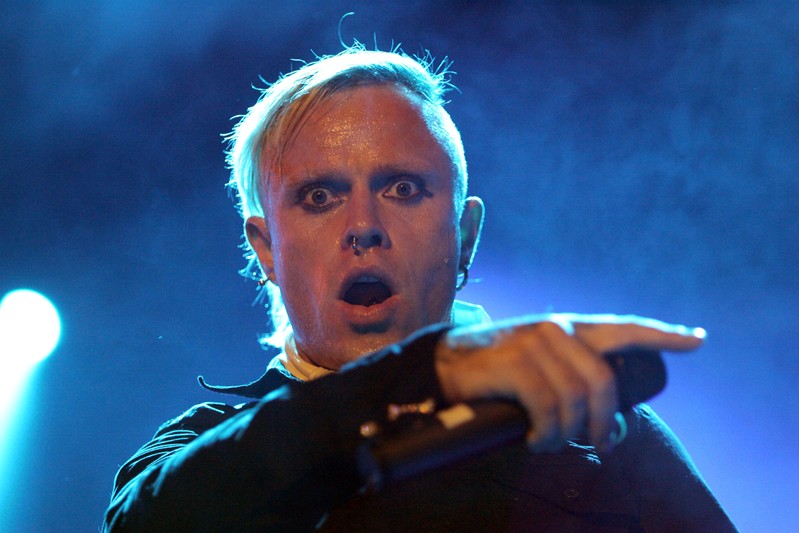 FILE PHOTO: Prodigy vocalist Keith Flint performs at Gurten Festival near Berne.