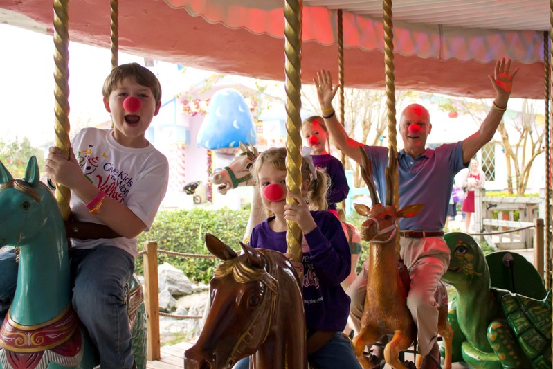 Harris Rosen joins children at Give Kids the World national charity in Orlando