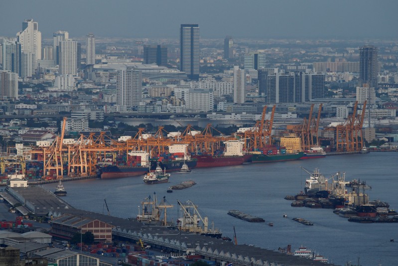FILE PHOTO: A view of the port of Bangkok in Thailand