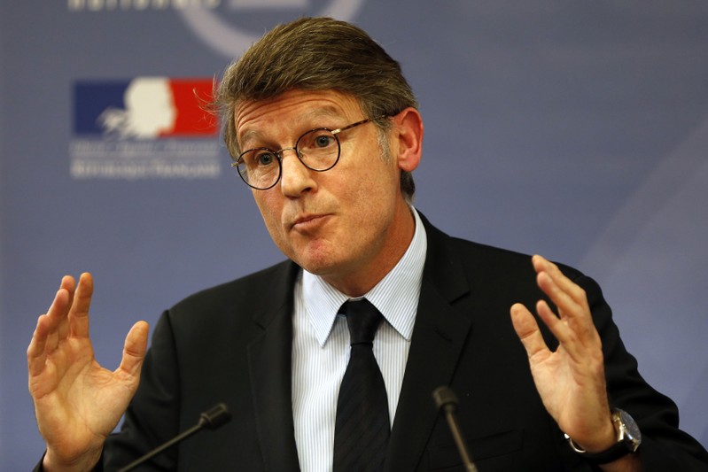 French Education Minister Peillon speaks during a news conference about the PISA 2012 study results at the Ministry in Paris